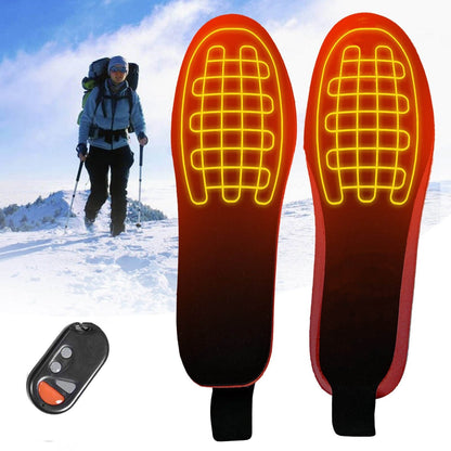 Wiederaufladbare beheizbare Einlegesohlen : USB beheizte schuh-einlegesohlen fernbedienung 4.2V 2100mAH